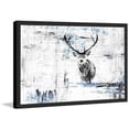 thumbnail image 2 of Parvez Taj  - 'Looking for the Herd' Framed Painting Print 18 x 12, 2 of 6