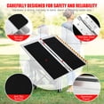 thumbnail image 5 of 4FT Portable Wheelchair Ramp ,800 LBS Capacity Folding Aluminum Threshold Ramp with Anti-Slip Surface, Mobility Access Handicap Ramp for Home Steps, Doorway, Stairs, Doorways, 5 of 7