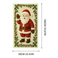 thumbnail image 3 of Christmas Door Cover Decorations Snowman Front Door Banner Xmas Backdrop Photography Background Holiday Hanging Banner for Christmas Xmas Home Office Indoor Decor, 3 of 5