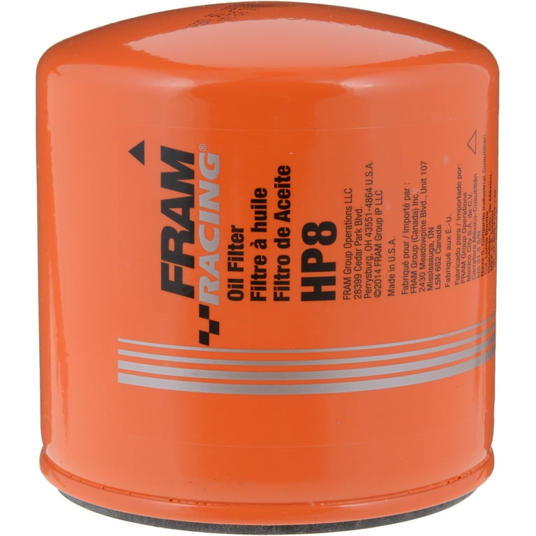 FRAM High Performance Spin-On Oil Filter HP8 FRAM High Performance Spin-On Oil Filter HP8