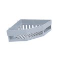 thumbnail image 1 of Rongfmy Corner Shelf Triangle Rustproof Shampoo Storage Rack for laundry home Toilet Grey, 1 of 9