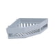 thumbnail image 1 of Organizador de esquina de ducha triangular, organizador de baño, resistente al óxido, sin perforaciones, para ducha Gris, 1 of 9