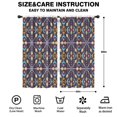 thumbnail image 2 of Blackout Kids Curtains,Colorful Floral Pattern Childrens Insulated Curtains Set Of 2,Bedroom Essentials,Toddler Room Decor 42x84in(106x213cm), 2 of 5