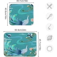 thumbnail image 3 of SKYSONIC Absorbent Dish Drying Mat Beautiful Crane Kitchen Counter Mat Protector,Reversible,Extra Large 24 x 18 Inches, 3 of 7