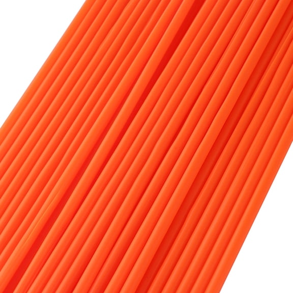 TAILTOSS 72-Piece Orange Bike Wheel Spoke Accessories Set for , Reflective Safety Decoration 9.4 x 0.2 x 0.2 Inches
