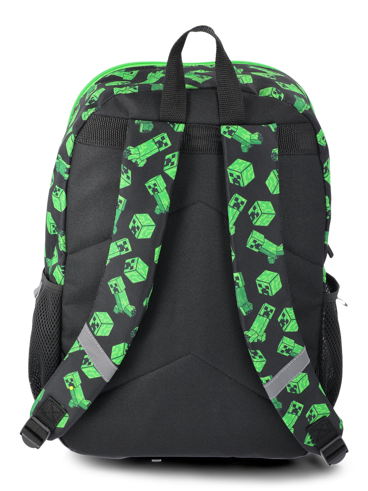 Minecraft Boys 17" 5-Piece Backpack Set with Headphones, Green