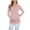Pink, variant on Women's Maternity Tops Sweaters Long Sleeve Knit Pregnancy Shirts Clothes