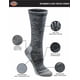 thumbnail image 2 of Calcetines Dickies Dri-Tech Moisture Control Crew para mujer, negros, 6-9, 2 of 6
