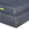 thumbnail image 3 of FlooringInc Skill Pillow 12" Extra Soft 66' x 5' Denim Exercise Mat with Sewn-in Handles, 3 of 4