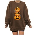 thumbnail image 2 of 50 % de Réduction sur les Survêtements pour Femmes 2023 Mode Automne Hiver Halloween Lunettes Fille Imprimé Décontracté Sport Col Rond Manches Longues, 2 of 4
