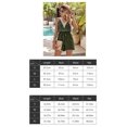 thumbnail image 4 of Women'S Summer Sleeveless V Neck Casual Belted Cropped Jumpsuit with Pockets Vacation Cruise Beachwear Caramel M, 4 of 10