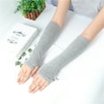 thumbnail image 6 of Joernso Women Men Long Fingerless UV Sun Driving Cover Arm Sleeves Mittens, 6 of 8