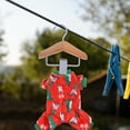 1pc Pet Apparel Hanger Dog Clothing Hanging Rack Pet Dress Pants Clip