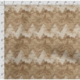 thumbnail image 4 of Soimoi Geometrical Print, Velvet Fabric, Decor Sewing Fabric by The Yard 54 Inch Wide,Decorative Fabric for Upholstery and Home Accents, Tawny Brown, 4 of 5
