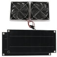 thumbnail image 3 of Ventilador solar impermeable, kit de ventilador de panel solar Extractor de panel solar Kit de ventilador de panel solar Rendimiento lleno de energía, 3 of 12