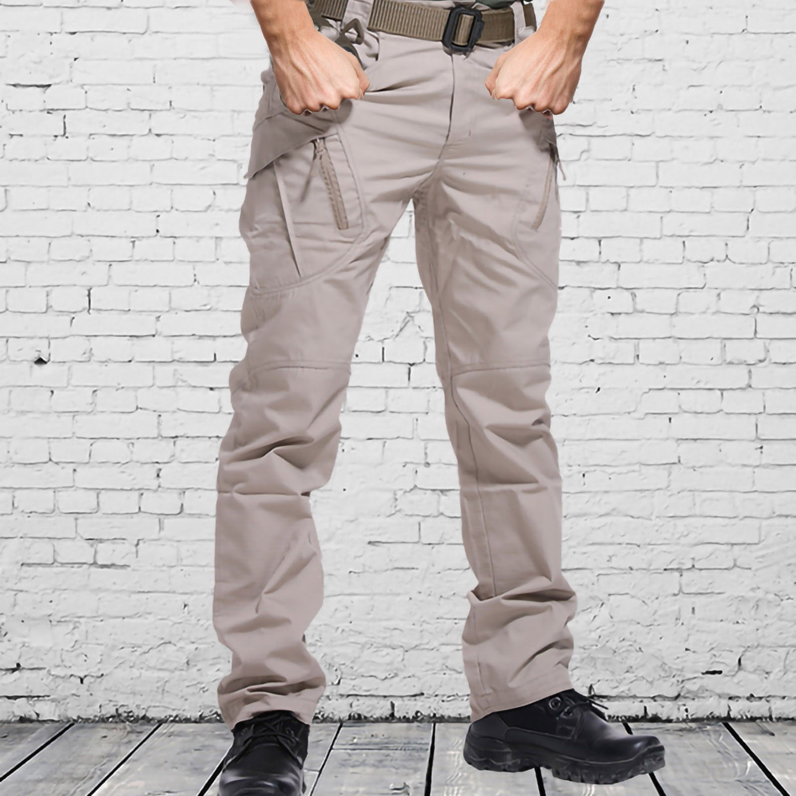 cllios Men's Cargo Pants Relaxed Fit Work Pants Outdoor Combat Trousers ...