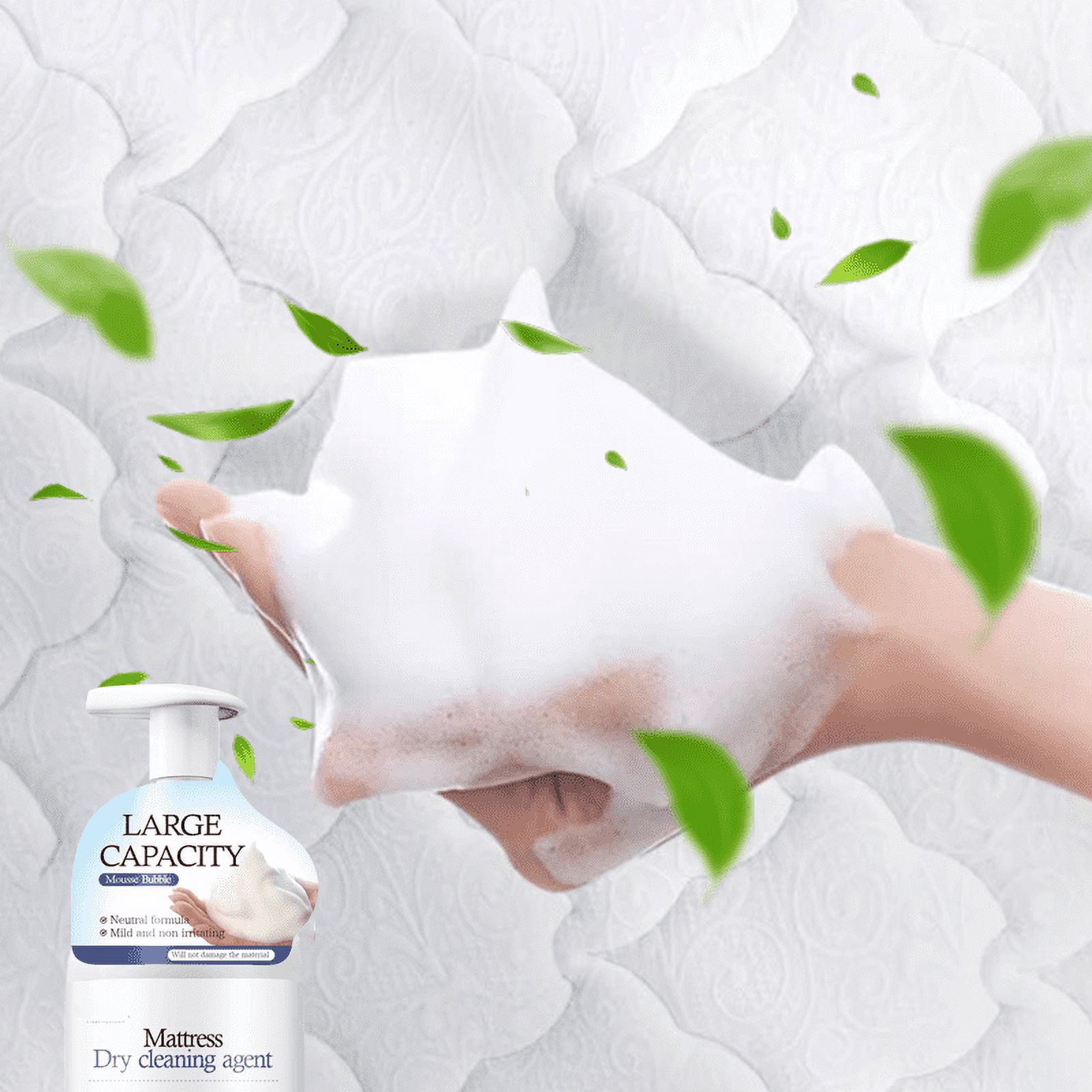 5 Packs Powerful Mattress Cleaner for Stains and Odors Sofa Upholstery Cleaner Spray No Water Needed 300ml Fast Acting Formula for Pets and Adults