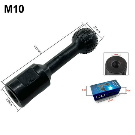 

Spherical Rotary Burr with Carbon Steel Ball and Groove Angle Grinder Attachment