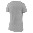 thumbnail image 3 of Women's Gray Dallas Stars Retro Script V-Neck T-Shirt, 3 of 4