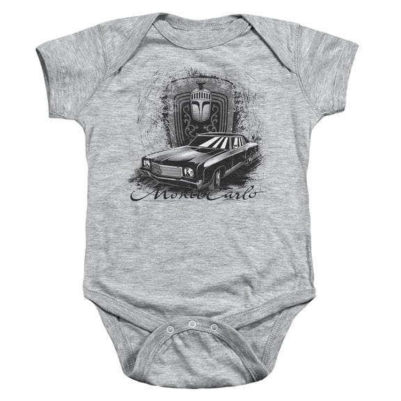 Chevrolet Monte Carlo Drawing Infant Snapsuit Athletic Heather