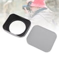 thumbnail image 1 of Camera Lens Hood, Square Metal Screw in Mount Lens Hood Shade with Cap, for DSLR SLR Cameras, 1 of 7