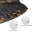 thumbnail image 3 of Fotbe Noble Style Bald Eagle Funda de Almohada Decorativa Estilo Occidental, Lujo en Algodón, Fundas para Almohadas King, Cojín Estampado para Decoración del Hogar-20"x30", 3 of 6