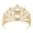 Gold, variant on Elegant Crystal Crowns Tiaras for Women Pageant Headband Perfect for Weddings and Prom