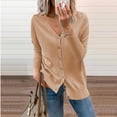 thumbnail image 7 of QWZNDZGR Autumn And Winter New Knitted Cardigan Women's Loose Top With Sweater V-Neck Sweater Coat Women's Dress, 7 of 7
