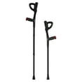 thumbnail image 3 of Favory Forearm Crutches for Adults,Adjustable Walking Crutches with 4-Level Upper Cuff, Lightweight Aluminum Medical Support Crutches for Leg Injury Surgery Disabled,Black, 3 of 10
