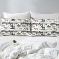thumbnail image 2 of Vintage Southwest Bed Sheet Desert Cactus Cow Horse Animals Set Bedding for Kids Room Decor FULL Size (W54L75H16'), 2 of 5