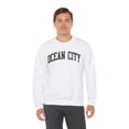 thumbnail image 6 of Ocean City Sweatshirt Gifts Crew Neck Shirt Long Sleeve Unisex, 6 of 7