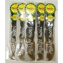 RastAfri Pre-Stretched Silky Braiding .. Hair (5 Single Packs, .. #BT 1B/27)