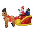 Renne de Noël gonflable Vonhaus 6 ft avec traîneau