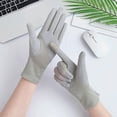 thumbnail image 2 of CHYYCNYCH Fashion Women's Black Lace Ice Silk Summer Gloves Driving Gloves for Women, 2 of 6
