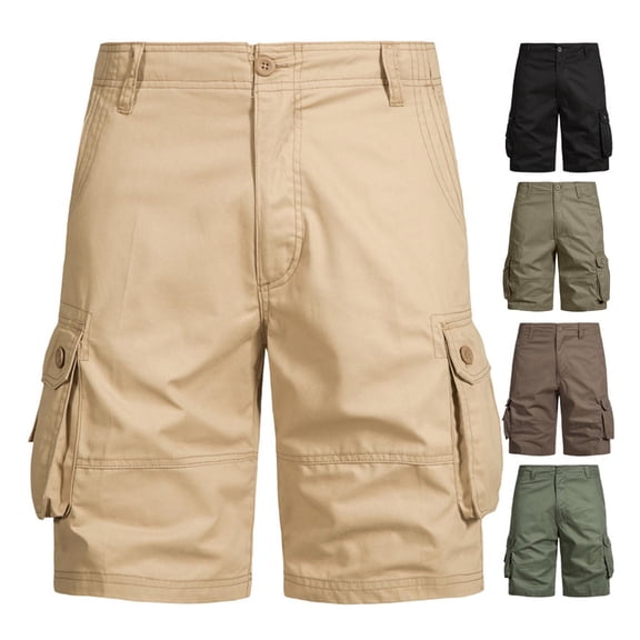 LWFFDAW Men's Cargo Shorts Big and Tall with Multi Pockets Casual Tactical Work Shorts Workout Athletic Shorts Cargo Shorts for Men Under $5