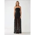 thumbnail image 5 of Strapless Maxi Bodycon Dress with Lace Details, 5 of 5