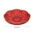 thumbnail image 3 of Wooowa 9.4Inch Decorative Fruit Serving Tray - Multi-Use Platter for Snacks Candies Fruits, Ideal for Home Living Room Coffee Table Display, 3 of 6