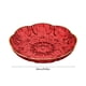 thumbnail image 3 of Plato de Servicio Redondo, Bandeja de Alimentos de Plástico con Superficie Brillante, Centro de Mesa Decorativo con Diámetro de 24 cm para Bocadillos, Dulces, Fruta, Negro, 3 of 6