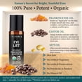 thumbnail image 3 of Organic Castor Oil and Frankincense Roll On – 100% Pure Hexane Free Eye Oil for Under Eye, Reduces Wrinkles, Dark Circles & Puffiness, Frankincense Essential Oil for Face Roller by Fiora Naturals, 3 of 7