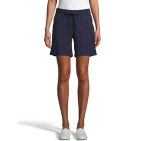 Hanes Womens Jersey Short with Pockets and Drawstring Waist