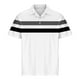 thumbnail image 3 of Blusa y camisa de manga corta con cuello vuelto para hombre, informal, de color liso, a rayas, con botones y estampado, blusa para hombre, 3 of 4