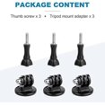 thumbnail image 5 of Tripod Mounting Adapter with Thumbscrews Compatible with GoPro Hero 12 1, 5 of 5