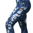 thumbnail image 2 of Women's MSX by Michael Strahan Navy Denver Broncos Aubrey Tie-Dye Leggings, 2 of 4