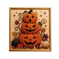 thumbnail image 2 of Halloween Pearl Painting Kit with Gold Frame, Wall Art for Home Decor for Halloween Party, Hanging Halloween Decorations Diy Kit, 2 of 9