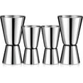 thumbnail image 2 of Stainless Steel Cocktail Shaker  Measure Cup Dual Shot Drink Spirit Measure Jigger Kitchen Gadgets wine accessories bartender (30 60ml), 2 of 7