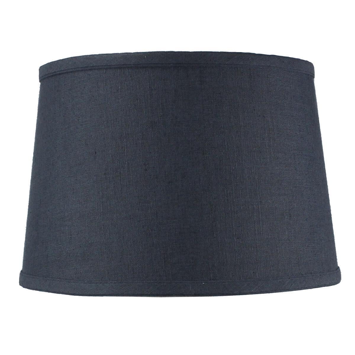 10x12x8" SLIP UNO FITTER Hardback Shallow Drum Lamp Shade Textured