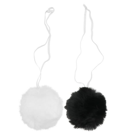 

2pcs Costume Prop Rabbit Tail Plush Ball Party Performance Costume Tail Prop