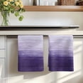 thumbnail image 7 of Purple Ombre Kitchen Towels Set of 2, Modern Abstract Art Ocean Oil Painting Absorbent Dish Towels for Kitchen, Microfiber Hand Towel, Quick Drying Tea Towel for Cleaning Decorative Dishcloths, 7 of 7