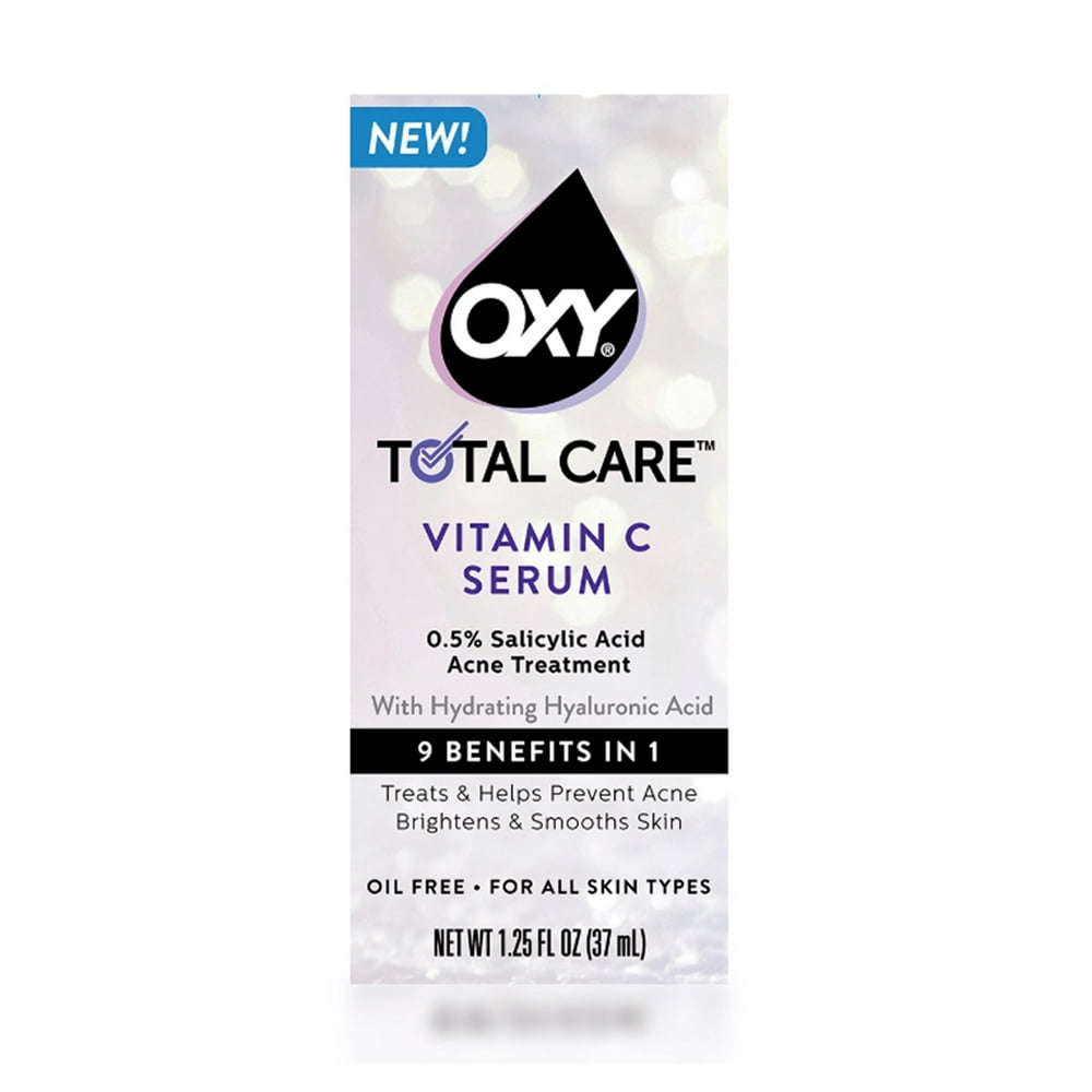 OXY Total Care Vitamin C Serum Acne Treatment, 1.25 fl oz