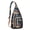 Beige, variant on Tropical Island Sling Backpack – Boho Safari Jungle Crossbody Daypack with Exotic Palm Tree & Coastal Sunset Print, Lightweight & Stylish for Beach Vacation, Hiking & Travel